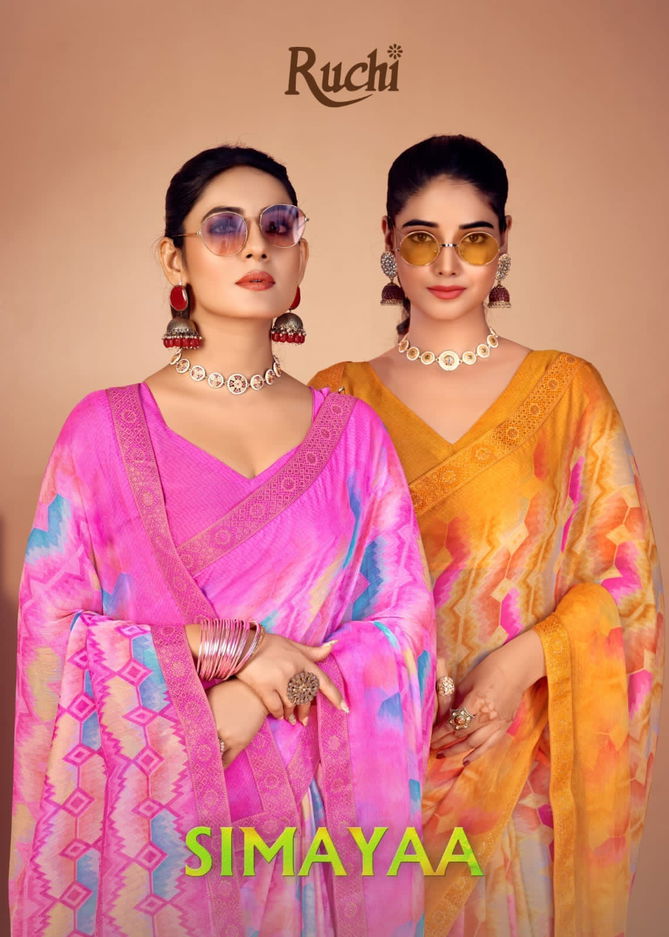 Simayaa 20th Edition Printed Daily Wear Sarees Catalog